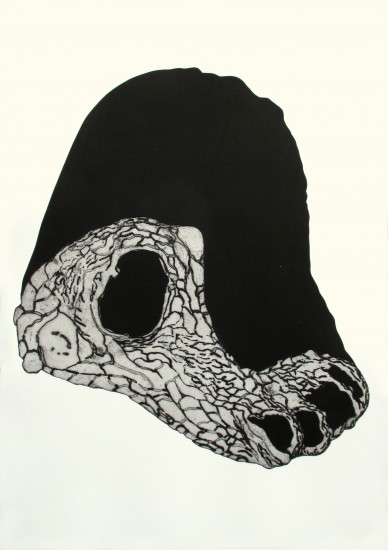 Naturelat V | odprysk, szablon | 66x96cm